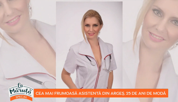 Cea mai frumoasă asistentă medicală din Argeș, 25 de ani de modă. Povestea Gianinei Petrescu
