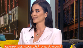 Geanina Ilieș alege căsătorie, sărut, ură! Cum s-a împărțit vedeta între celebritățile din România
