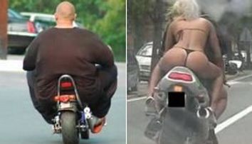Top 16 motociclisti care starnesc rasul GALERIE FOTO!