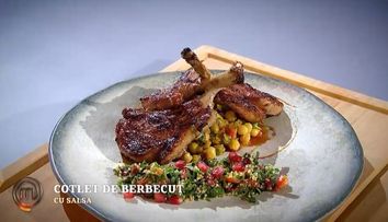 Masterchef 2024, 16 septembrie - Sami Raisour: Cotlete de berbecuț cu salsa de năut și salată tabouleh