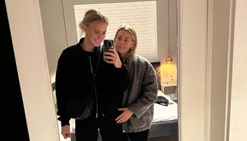 Cele două sportive formează un cuplu și au publicat în mediul online mai multe fotografii împreună. Nathalie Hagman și-a anunțat retragerea din handbal și spune că vrea să treacă la nivelul următor: „Mă atrage ideea de a-mi întemeia o familie”