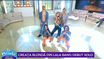 VIDEO Creața blondă din LaLa Band, debut solo
