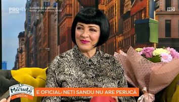 Neti Sandu a răspuns la o întrebare a multor persoane: poartă sau nu perucă?