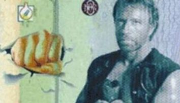 Pe asta nu o stiai: Chuck Norris pe bancnota de INFINIT :) FOTO