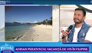 VIDEO Adrian Perjovschi, vacanță de vis în Filipine