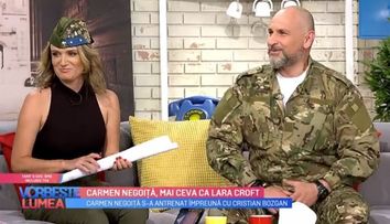 VIDEO Carmen Negoiță și Cristi Bozgan, despre tehnicile de supraviețuire