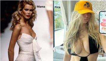 Mama ei a fost una din cele mai frumoase femei din anii ’90. Fiica Claudiei Schiffer îi calcă pe urme, la 20 de ani