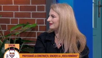 Andra Covaleov, profesoară la construcții, senzație la Vocea României și La Măruță