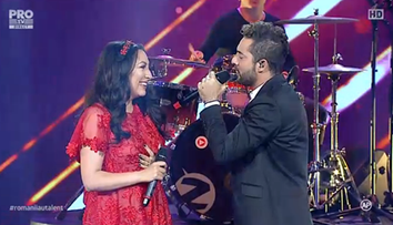 Andra a cantat LIVE pe scena Romanii au talent alaturi de David Bisbal. Vezi VIDEO 