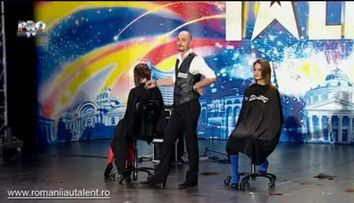 Florin Harsan, Omul-foarfeca de la «Romanii au talent»!