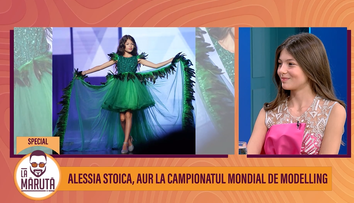 La 9 ani a câștigat aurul la campionatul mondial de modelling din America. Cine este Alessia Stoica