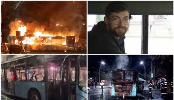 Prima reacție a șoferului de la volanul autobuzului care a luat foc în București. Bărbatul a salvat viețile a 7 călători: „Mie îmi era de călători, nu de mine”