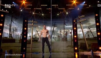 Românii au talent 2021 - semifinala 2. Remi Martin a sfidat gravitația, la bară: ”De data asta, voi da foc scenei”