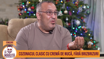 Cozonacul de Aur continuă la Măruță cu un șofer de tir talentat! Îl cunoașteți și de la Masterchef