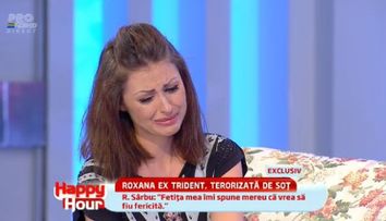 Roxana de la Trident, fata in fata cu iubitul despre care spune ca a terorizat-o