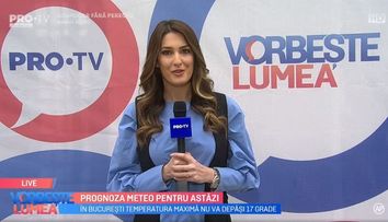 VIDEO Prognoza meteo de astăzi