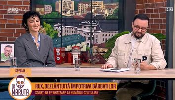 „Nu ești șmecher, doar manipulezi”. Ce comentarii a făcut Rux în emisiunea „La Măruță” despre bărbații mai în vârstă care se cuplează cu fete tinere