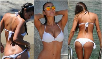 Ea este vedeta cu cel mai bombat posterior. Cum arata cea mai sexy italianca intr-o pereche de bikini brazilieni