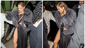 Are 53 de ani, dar se îmbracă mai sexy ca niciodată! Jennifer Lopez, în cea mai îndrăzneață rochie de anul ăsta