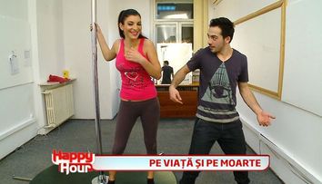 Andreea Tonciu s-a lovit, a cazut si s-a vaicarit tot timpul cat a invatat sa danseze la bara. Ea chiar credea ca o sa fie buna la asta: VIDEO