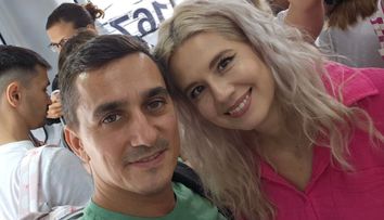 S-au căsătorit în mare secret! Primele imagini de la cununia civilă a lui Marian Drăgulescu cu Simona