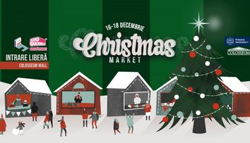 (P) Ne dorim să organizăm mai mult de un târg de Crăciun, vino să petreci sărbătorile alături de noi la Colosseum Mall