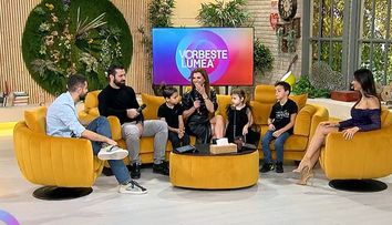 Andrei Stoica, alături de familie, la Vorbește Lumea! Ce au răspuns când au fost întrebați de alți bebeluși