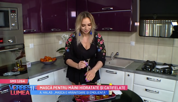 VIDEO Adina Halas ne aduce o mască pentru mâini hidratate și catifelate