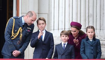 Ipostaze adorabile cu cei trei copii ai Prințului și Prințesei de Wales pe balconul regal, la ceremonia dedicată Zilei Victoriei în Europa 2025