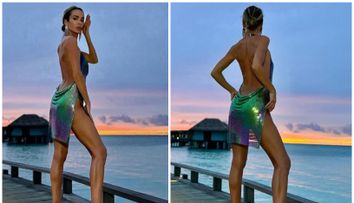 Diana Munteanu, apariție senzuală la apus, în Maldive. Reacția fanilor: “Corpul este superb, dar la față nu mai arăți deloc ca tine”