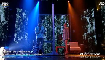 Tobi Ibitoye si Alina Eremia, un moment incarcat de pasiune. Vezi un moment de exceptie