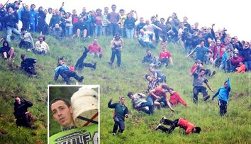 Cooper’s Hill Cheese Rolling, cel mai absurd festival din lume, care se lasă cu zeci de răniți anual
