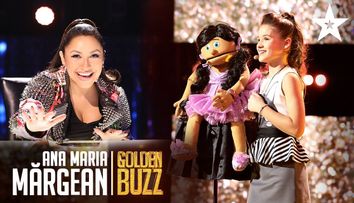 Românii au talent: Ana-Maria Mărgean a venit cu un moment unic pe scenă, iar Andra a apăsat butonul de Golden Buzz