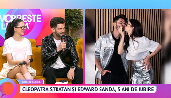 Cleopatra Stratan și Edward Sanda, despre relația lor de iubire: 