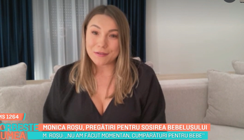 Monica Roșu, emoții mari în sarcină. Logodnicul ei a fost depistat cu coronavirus
