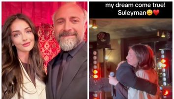 Andreea Bostănică l-a îmbrățișat cu lacrimi în ochi pe Halit Ergenç. Cum au comentat fanii momentul viral cu actorul din Suleyman Magnificul