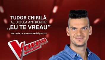 Tudor Chirila este antrenor în sezonul 8 Vocea Romaniei! Provocarea continua: ghici cine vine la Vocea!