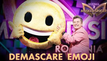 Emoji și-a dat masca jos! Cine este vedeta care s-a aflat sub costum la Masked Singer România