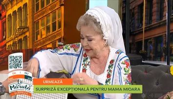 Mioara Velicu, în lacrimi la emisiunea lui Măruță