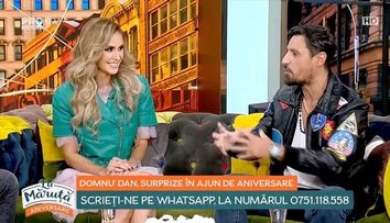 Amintiri din tinerețe și surprize pentru Domnu' Dan! Ce i-a pregătit Cătălin Măruță