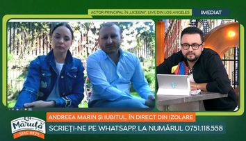 VIDEO Prima apariție a Andreei Marin la TV alături de iubit