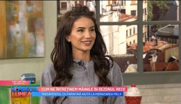 VIDEO Cum ne întreținem mâinile în sezonul rece? Ne spune Geanina Ilieș