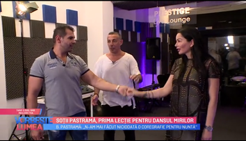 Soții Pastramă, prima lecție pentru dansul mirilor: 
