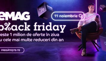 Black Friday 2022 la eMAG! Care sunt primele produse reduse