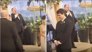 VIDEO Cum și-a surprins un cântăreț de operă verișorul la nuntă! Momentul e viral pe TikTok: ”Pavarotti ar fi mândru”