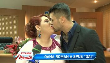 Oana Roman s-a casatorit cu iubitul ei, Marius. Imagini in exclusivitate de la cununia civila