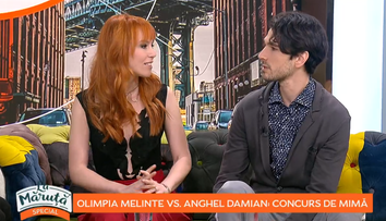 VIDEO Olimpia Melinte vs Anghel Damian: Concurs de mimă