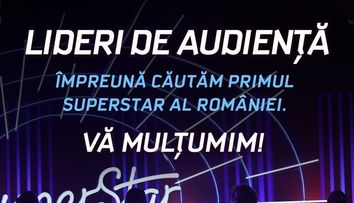 Ultima ediție a audițiilor SuperStar a fost lider de audiență! Competiția trece în următoarea etapă