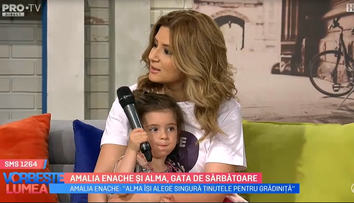 VIDEO Amalia Enache și Alma, gata de sărbătoare