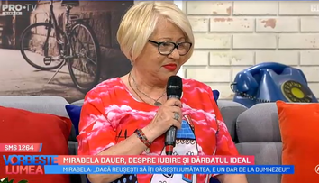 VIDEO Mirabela Dauer, despre iubire și bărbatul ideal